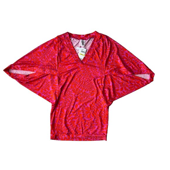 Trina Turk Swim Cover Up Trellis Tunic ( M ) - Picture 2 of 5